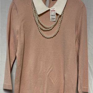 Karl Lagerfeld pink sweater